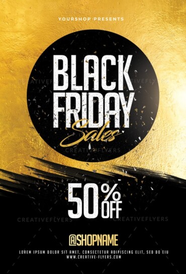 Black friday flyer