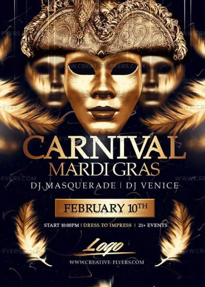 Carnival Party Flyer Template