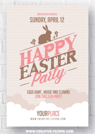 Easter Flyer Template Psd