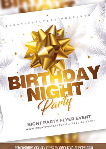 Photoshop Birthday flyer