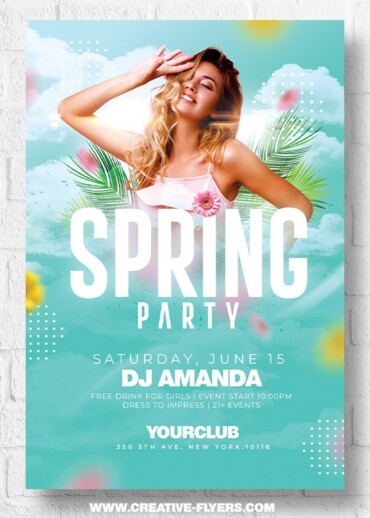 Spring Party Flyer