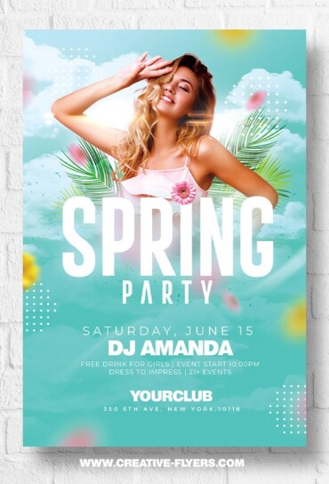 Spring Party Flyer