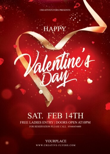 Valentine's day flyer