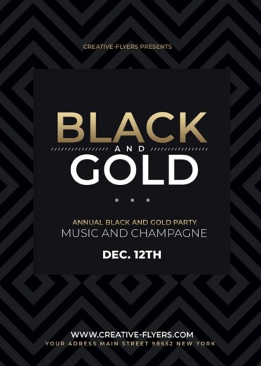 Black and Gold Flyer