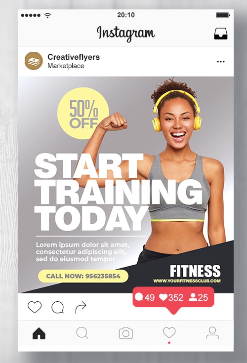 Fitness Flyer Template