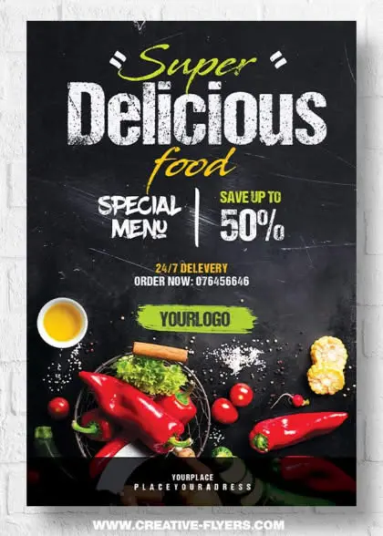 Food Promotion Flyer