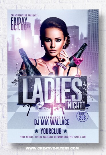 Ladies Night Flyer Template