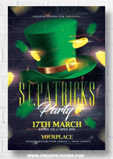 St. Patrick's day flyer