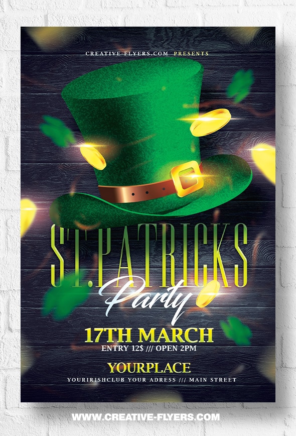St. Patrick's day flyer