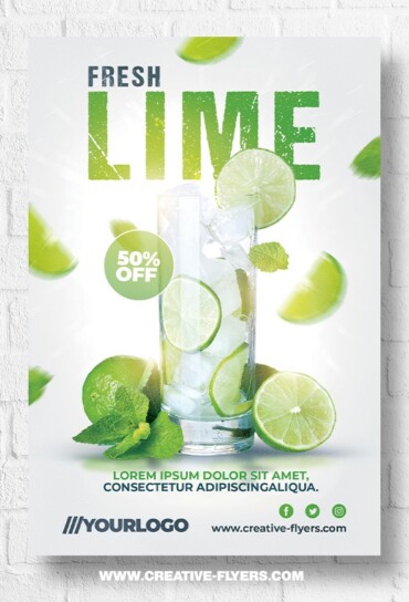 Summer Drinks Flyers