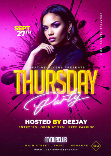 Thursday Nightclub Flyer