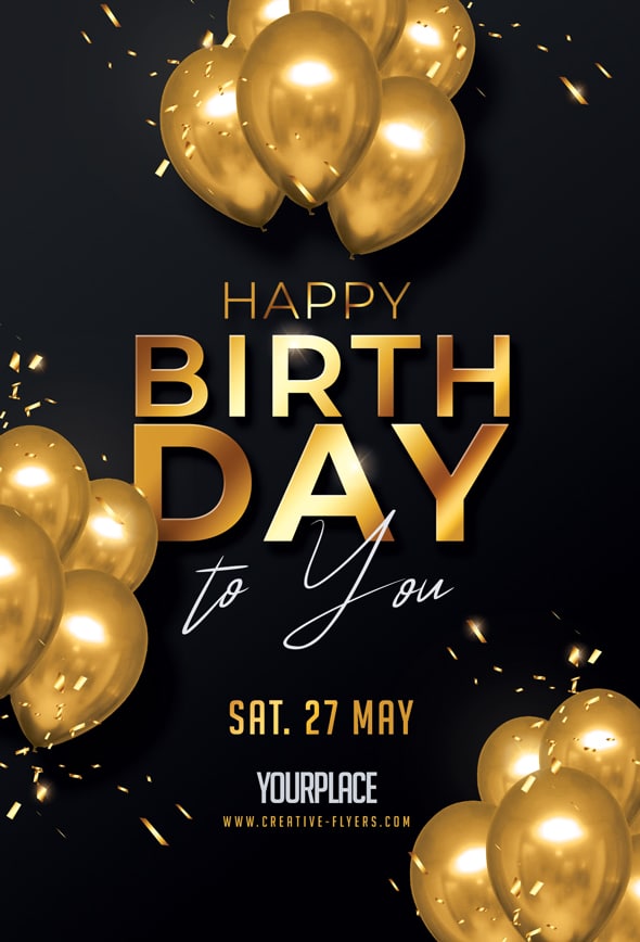 Birthday Card template