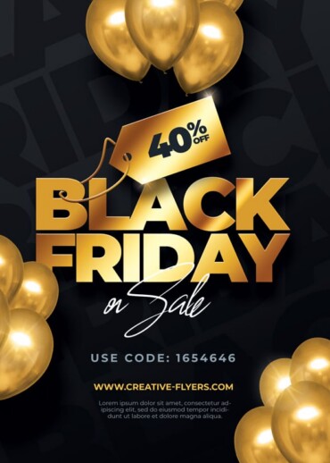 Black Friday flyer