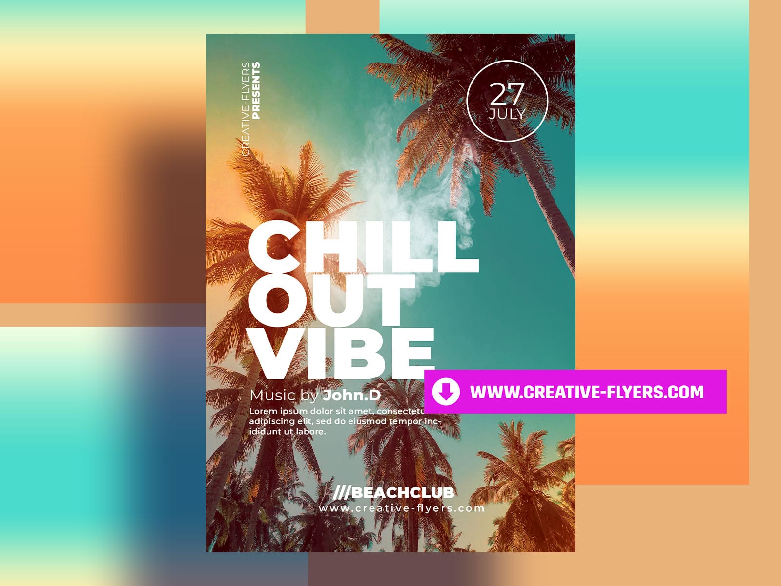 Chillout Party Flyer Template post Chillout Party Flyer Template