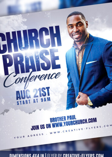 Church flyer template