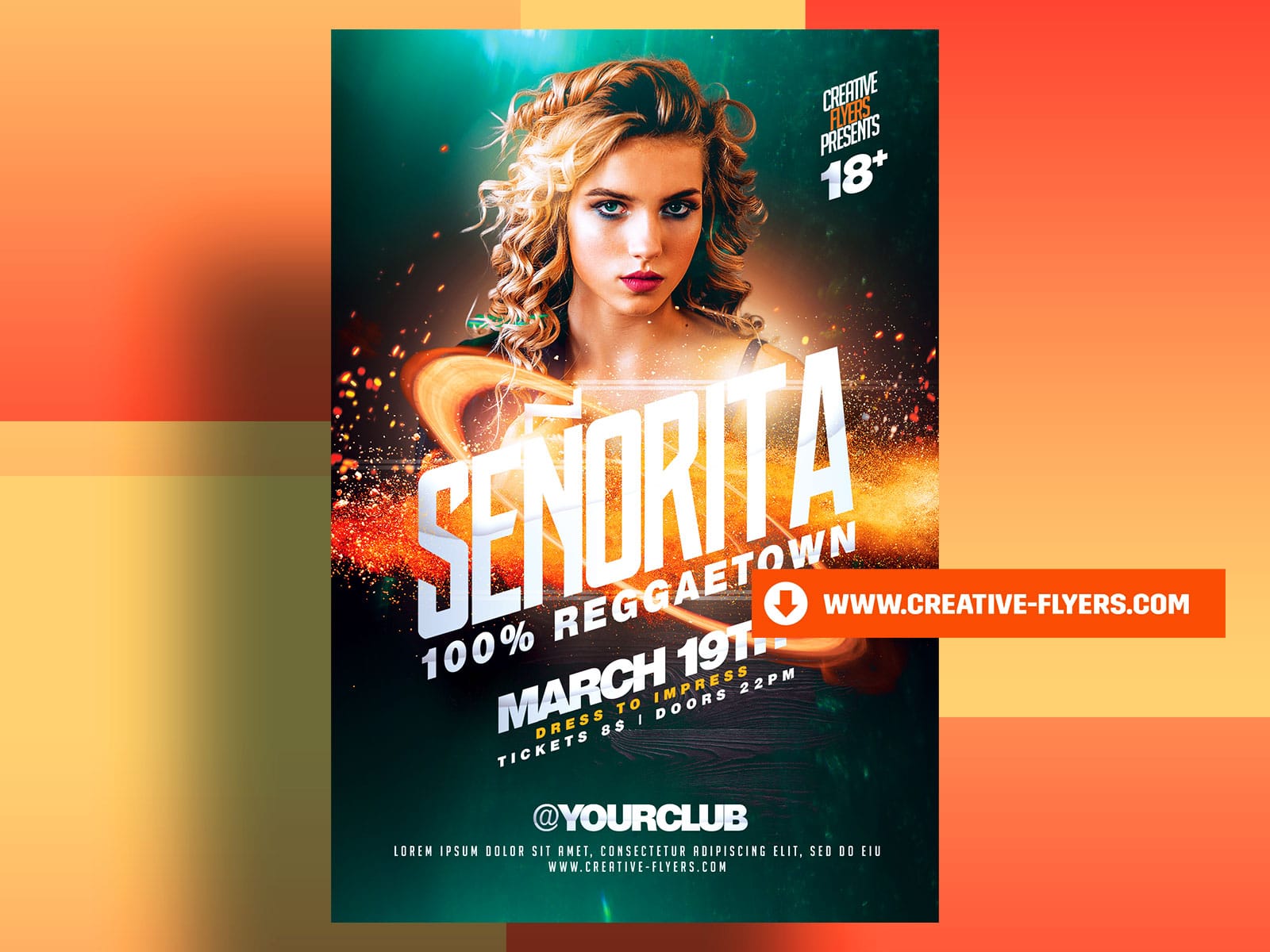 Seรฑorita Party Flyer Template Post Seรฑorita Party Flyer Template