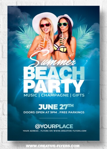Summer Beach Party Flyer