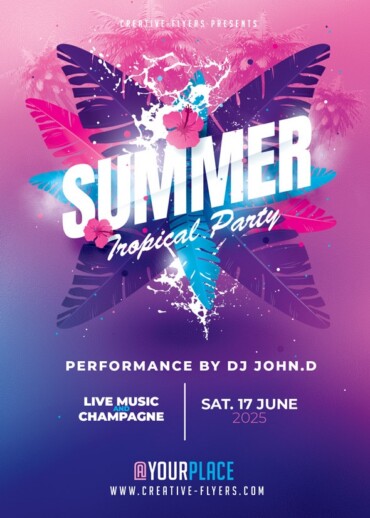 Tropical Party Flyer