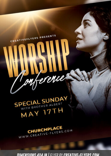 worship graphic template