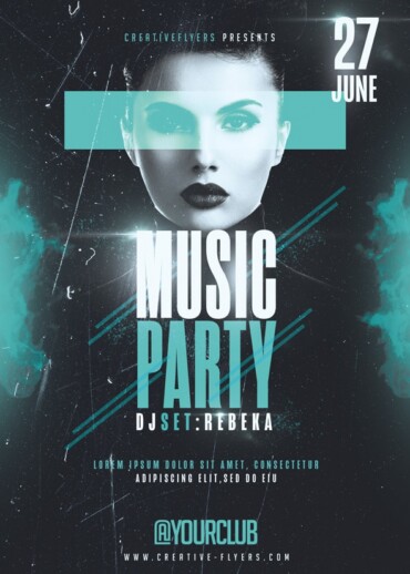 Music Party Flyer Template