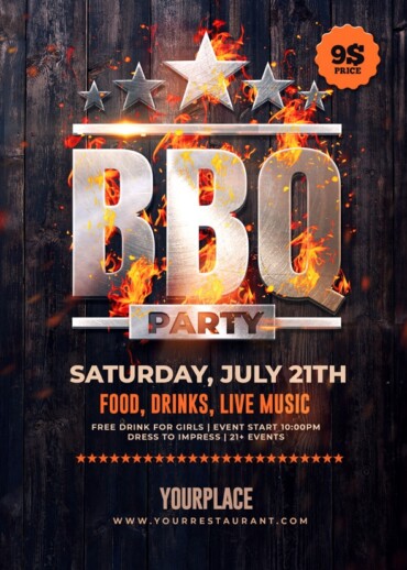 BBQ Party Flyer