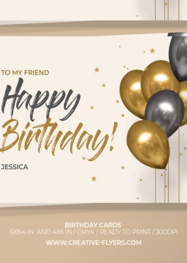 Birthday greeting card