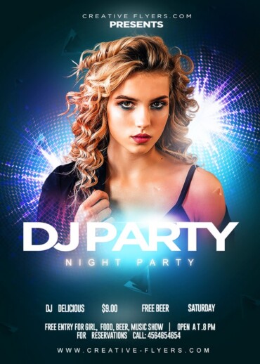 Free Nightclub Party Flyer