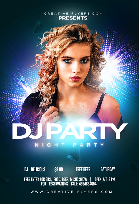 Free Nightclub Party Flyer