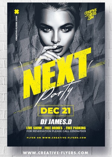 Nightclub flyer template