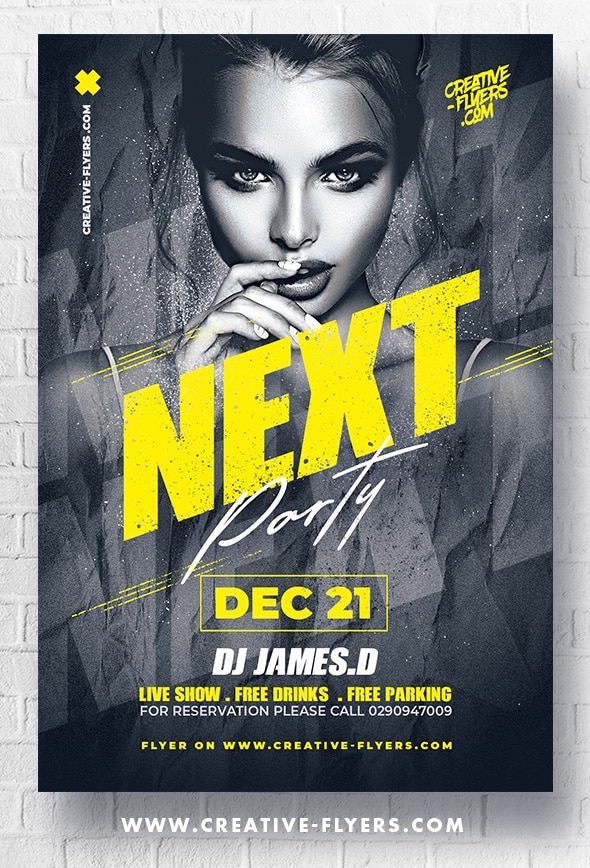 Nightclub flyer template