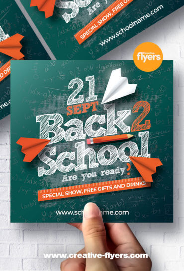 Back to School Flyer (2) back to school flyer template