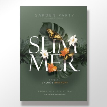 Summer Birthday Card Invitations 100 c Summer Birthday Card Invitations