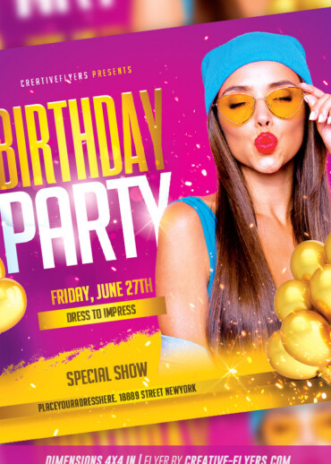 Birthday Flyer to download