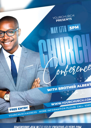 Church flyer template