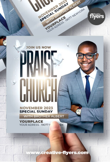 Church flyer PSD-2 Church flyer template