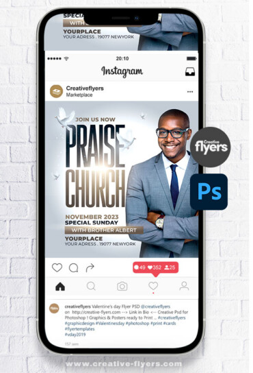 Church flyer PSD-3 Church flyer template