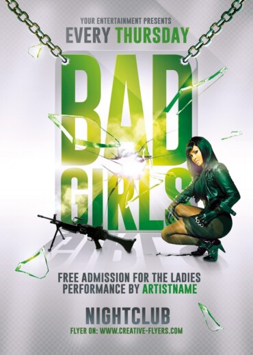 Girls Party Flyer