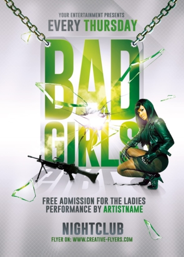 Girls Party Flyer