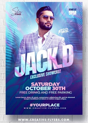Dj flyer template