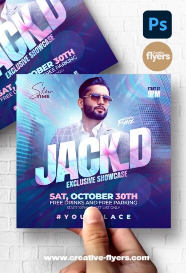Dj flyer template