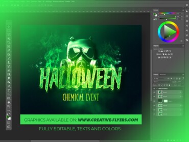 Chemical Halloween Graphic G2-4 Halloween Graphic Design for Photoshop