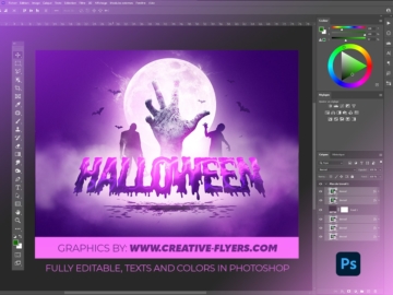 Colorful Halloween Graphic