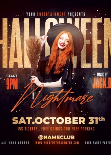 Halloween Flyer template