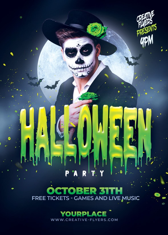 Halloween Party Flyer Design
