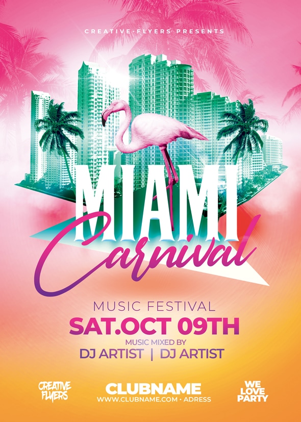 Miami Carnival Flyer