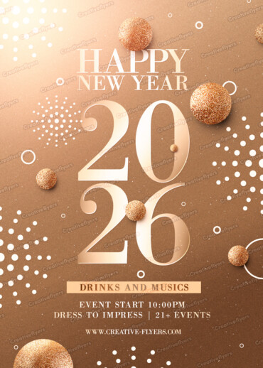New Year's Eve design template