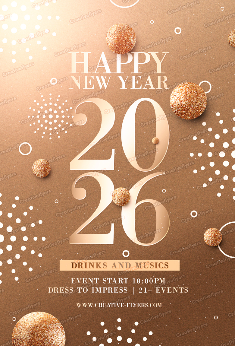 New Year's Eve design template