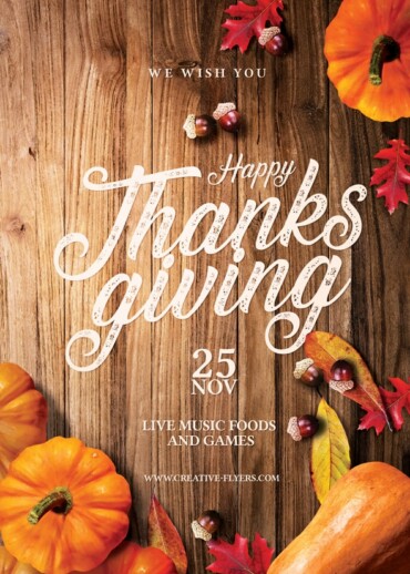 Thanksgiving Flyer Design