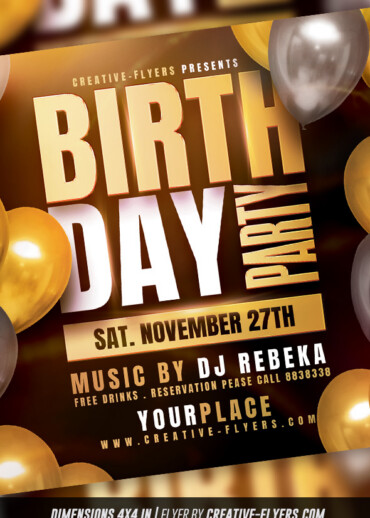 Birthday Flyer Design