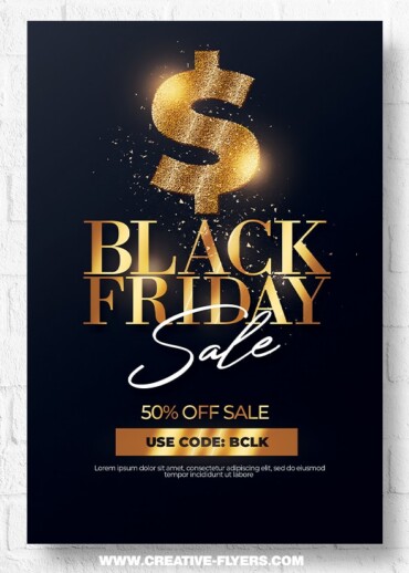 Black Friday flyer template